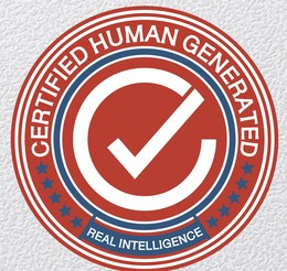 CERTIFIED HUMAN GENERATED REAL INTELLIGENCE