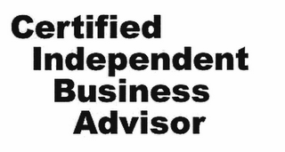 CERTIFIED INDEPENDENT BUSINESS ADVISOR logo