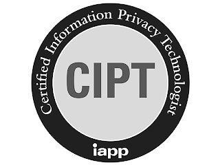 CERTIFIED INFORMATION PRIVACY TECHNOLOGIST IAPP CIPT logo