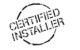 CERTIFIED INSTALLER logo