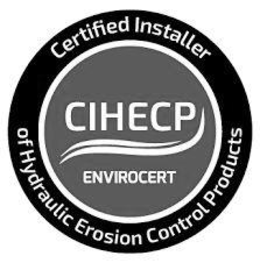CERTIFIED INSTALLER OF HYDRAULIC EROSION CONTROL PRODUCTS CIHECP ENVIROCERT logo