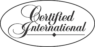 CERTIFIED INTERNATIONAL logo