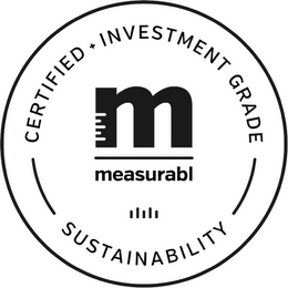 CERTIFIED + INVESTMENT GRADE M MEASURABL SUSTAINABILITY logo