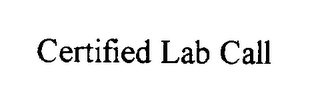 CERTIFIED LAB CALL logo