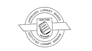 CERTIFIED LIBRARY BINDING INSTITUTE APPROVED LIBRARY BINDER CERTIFIED MEMBER logo