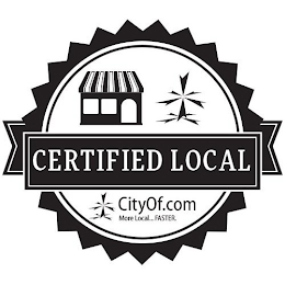 CERTIFIED LOCAL CITYOF.COM MORE LOCAL...FASTER logo