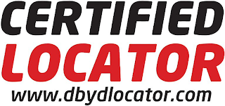 CERTIFIED LOCATOR WWW.DBYDLOCATOR.COM logo