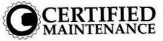 CERTIFIED MAINTENANCE logo
