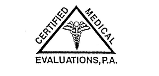 CERTIFIED MEDICAL EVALUATIONS, P.A. logo