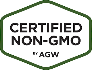 CERTIFIED NON-GMO BY AGW logo
