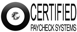 CERTIFIED PAYCHECK SYSTEMS logo