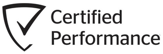 CERTIFIED PERFORMANCE logo