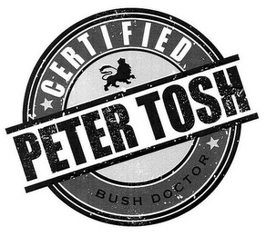 CERTIFIED PETER TOSH BUSH DOCTOR logo