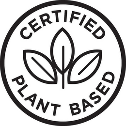 CERTIFIED PLANT BASED logo