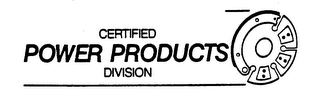 CERTIFIED POWER PRODUCTS DIVISION logo