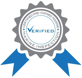 CERTIFIED PRE-OWNED MARINE VERIFIED MARINE INSPECTION logo