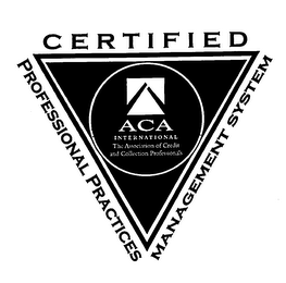 CERTIFIED PROFESSIONAL PRACTICES MANAGEMENT SYSTEM AMERICAN COLLECTORS ASSOCIATION, INC. logo