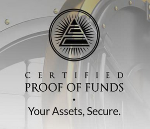 CERTIFIED PROOF OF FUNDS · YOUR ASSETS, SECURE. logo