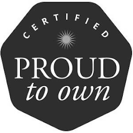 CERTIFIED PROUD TO OWN logo