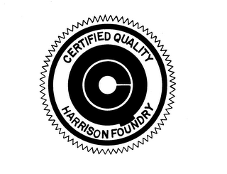 CERTIFIED QUALITY CQ HARRISON FOUNDRY logo