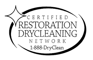 CERTIFIED RESTORATION DRYCLEANING NETWORK 1-888-DRYCLEAN logo