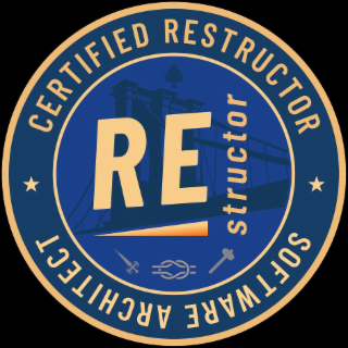 CERTIFIED RESTRUCTOR SOFTWARE ARCHITECT RE STRUCTOR logo