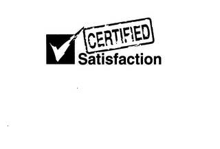 CERTIFIED SATISFACTION logo