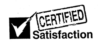 CERTIFIED SATISFACTION logo