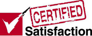 CERTIFIED SATISFACTION logo