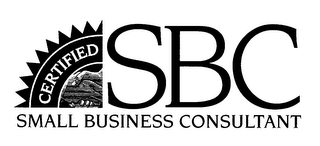 CERTIFIED SBC SMALL BUSINESS CONSULTANT logo