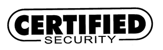 CERTIFIED SECURITY logo