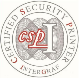 CERTIFIED SECURITY PRINTER INTERGRAF CSPI logo