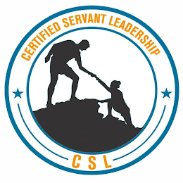 "CERTIFIED SERVANT LEADERSHIP" , "CSL" logo