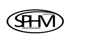 CERTIFIED SPHM PROFESSIONAL logo