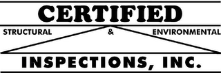 CERTIFIED STRUCTURAL & ENVIRONMENTAL INSPECTIONS, INC. logo