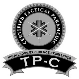 CERTIFIED TACTICAL PARAMEDIC KNOWLEDGE.EXPERIENCE. EXCELLENCE TP-C logo