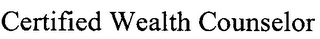 CERTIFIED WEALTH COUNSELOR logo