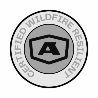 CERTIFIED WILDFIRE RESILIENT A logo