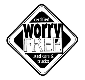 CERTIFIED WORRY FREE USED CARS & TRUCKS logo