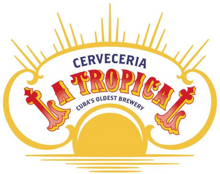 CERVECERIA LA TROPICAL CUBA'S OLDEST BREWERY logo