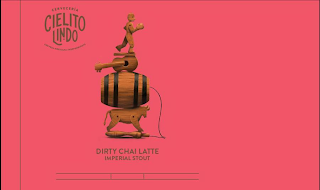 CERVECERÍA CIELITO LINDO CERVEZA MEXICANA INDEPENDIENTE DIRTY CHAI LATTE IMPERIAL STOUT logo