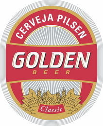 CERVEJA PILSEN GOLDEN BEER CLASSIC logo