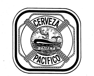 CERVEZA BALLENA PACIFICO logo
