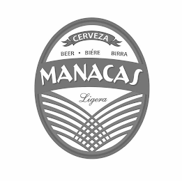 CERVEZA BEER · BIERE BIRRA MANACAS LIGERA logo