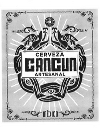 CERVEZA CANCUN ARTESANAL MÉXICO logo