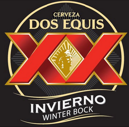 CERVEZA DOS EQUIS XX INVIERNO WINTER BOCK logo