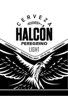 CERVEZA HALCÓN PEREGRINO LIGHT CONTENIDO NETO: 350 ML. 4.9% ALC./VOL. logo