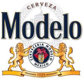 CERVEZA MODELO 1925 CERVECERIA MODELO MEXICO logo