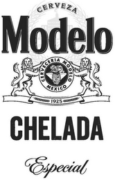 CERVEZA MODELO CERVECERIA MODELO MEXICO1925 CHELADA ESPECIAL logo