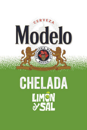 CERVEZA MODELO CERVECERIA MODELO MEXICO1925 CHELADA LIMON Y SAL logo